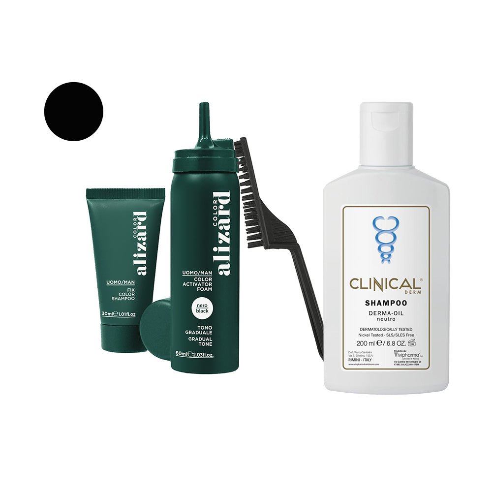 Natural Gray Reduction + Scalp Health Kit BLACK - My Hair Science