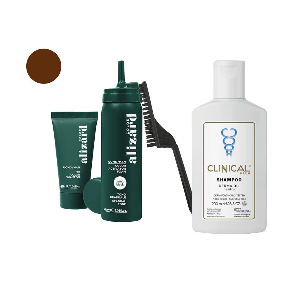 Natural Gray Reduction + Scalp Health Kit BROWN - My Hair Science