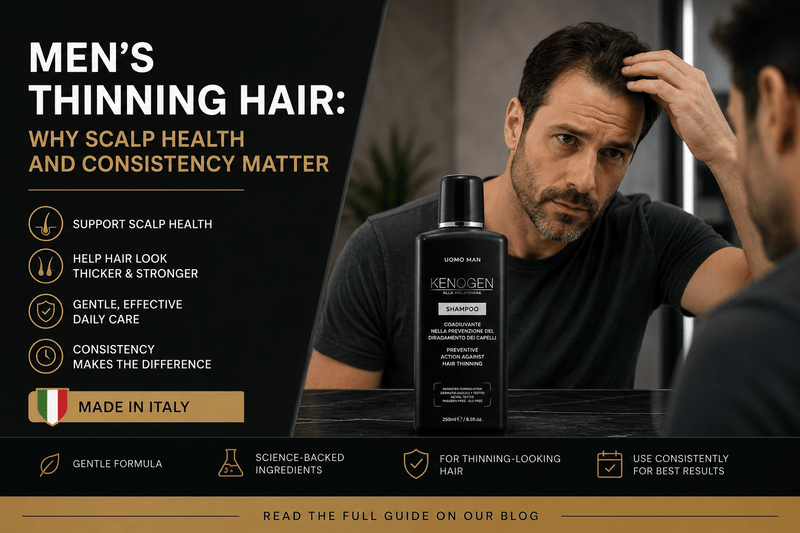 Men’s Thinning Hair: Why Scalp Health and Consistency Matter - My Hair Science