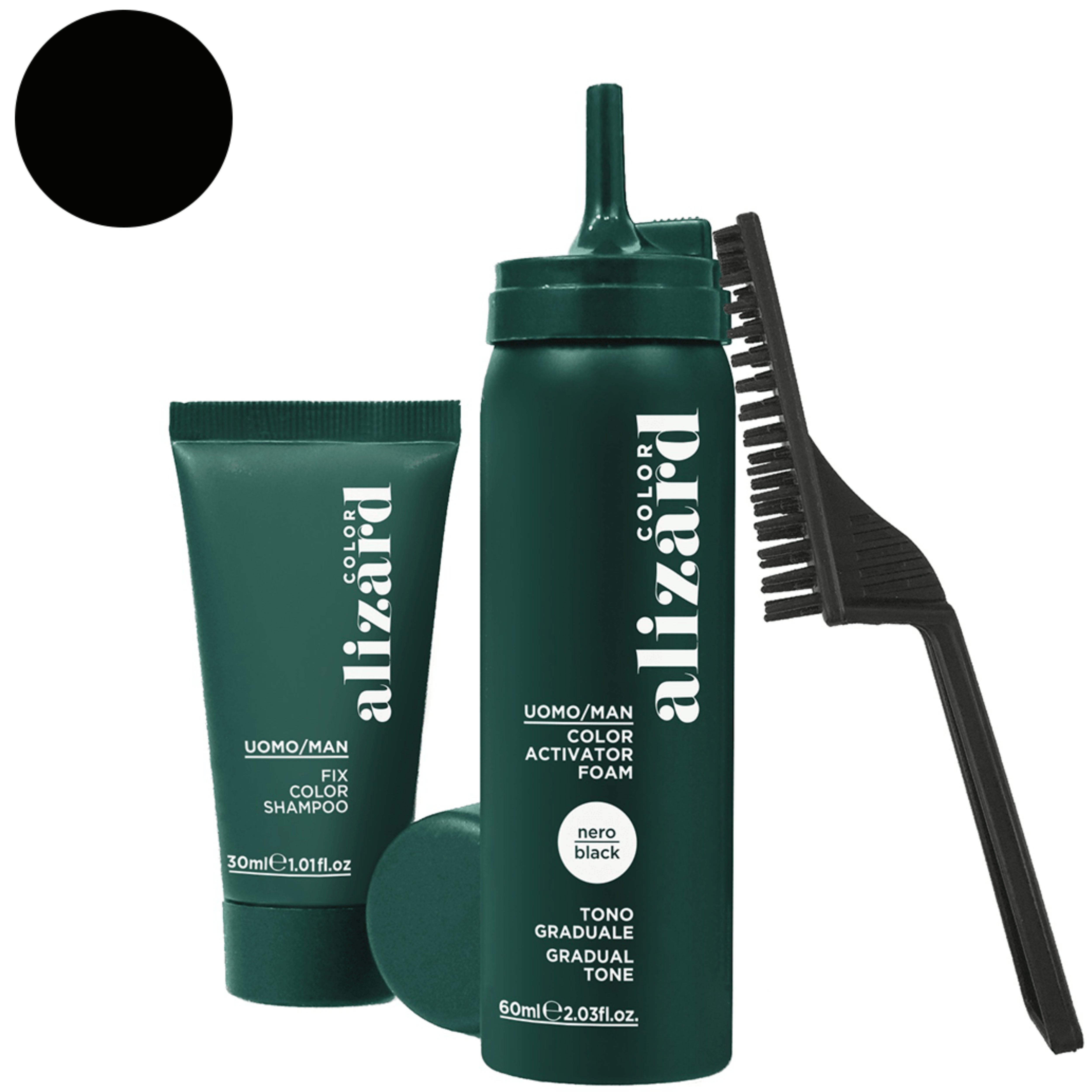 Alizard Color Restoration Set – Black  (Color Activator Foam + Color Fixer)